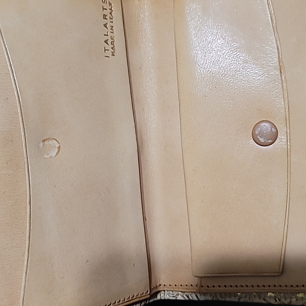 Italarts Gold Vintage Wallet Made In Italy - Picture 6 of 9